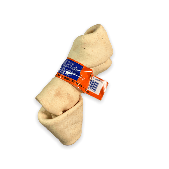 Vanilla Knotted Rawhide Bone