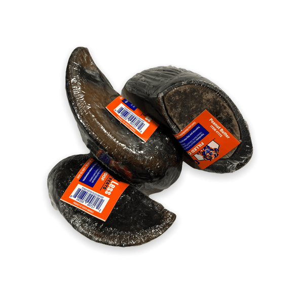 Flavored Peanut Butter Filled Cow Hooves