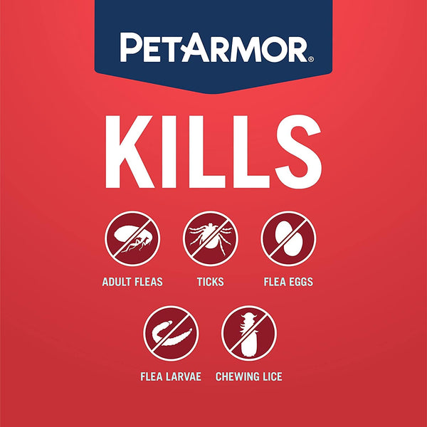 PetArmor Plus Flea & Tick Spot Treatment for Dogs, 89-132 lbs