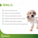 Renal K+ Powder Kidney Supplement for Cats & Dogs (100g)