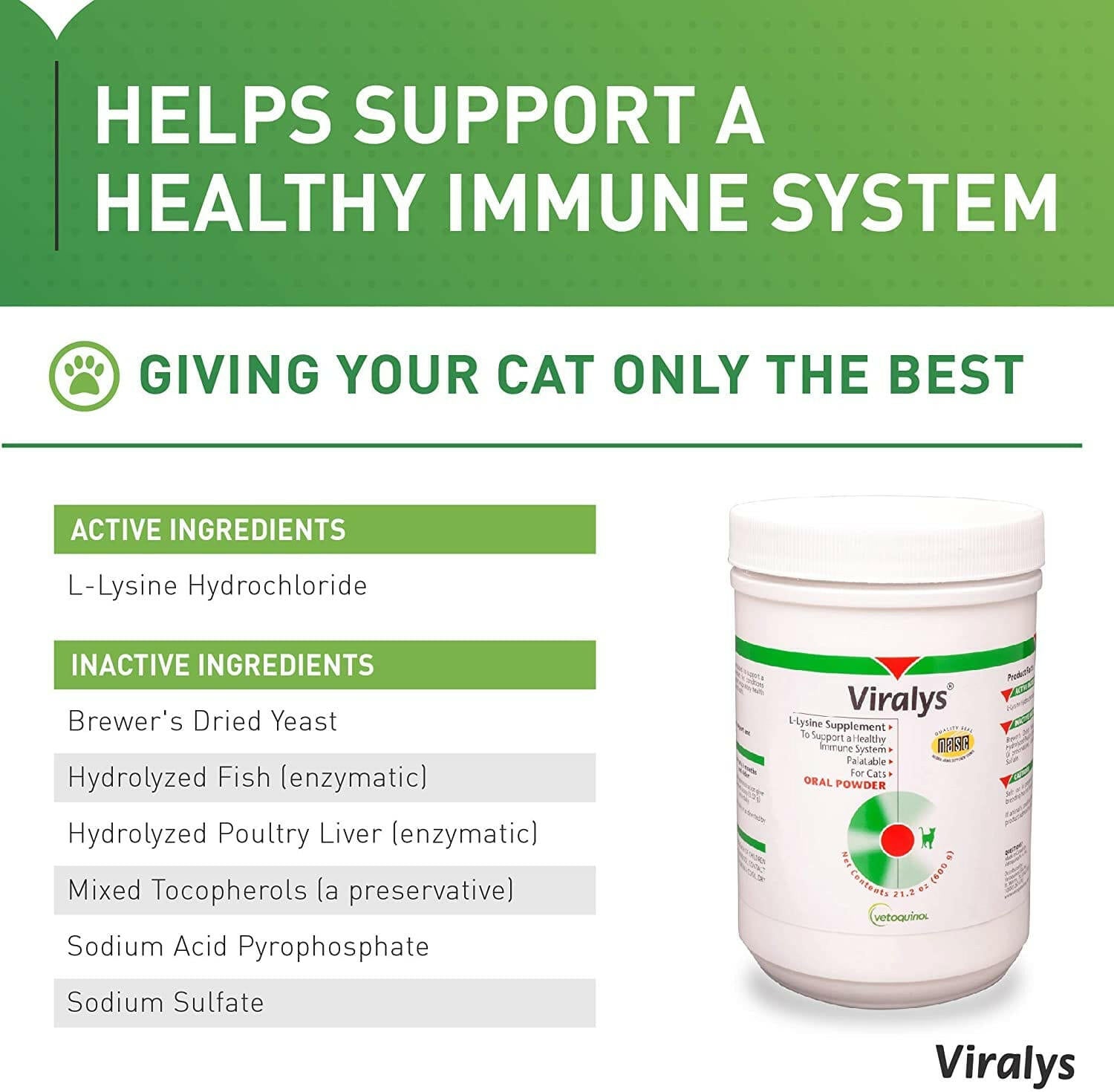 Viralys Powder for Cats