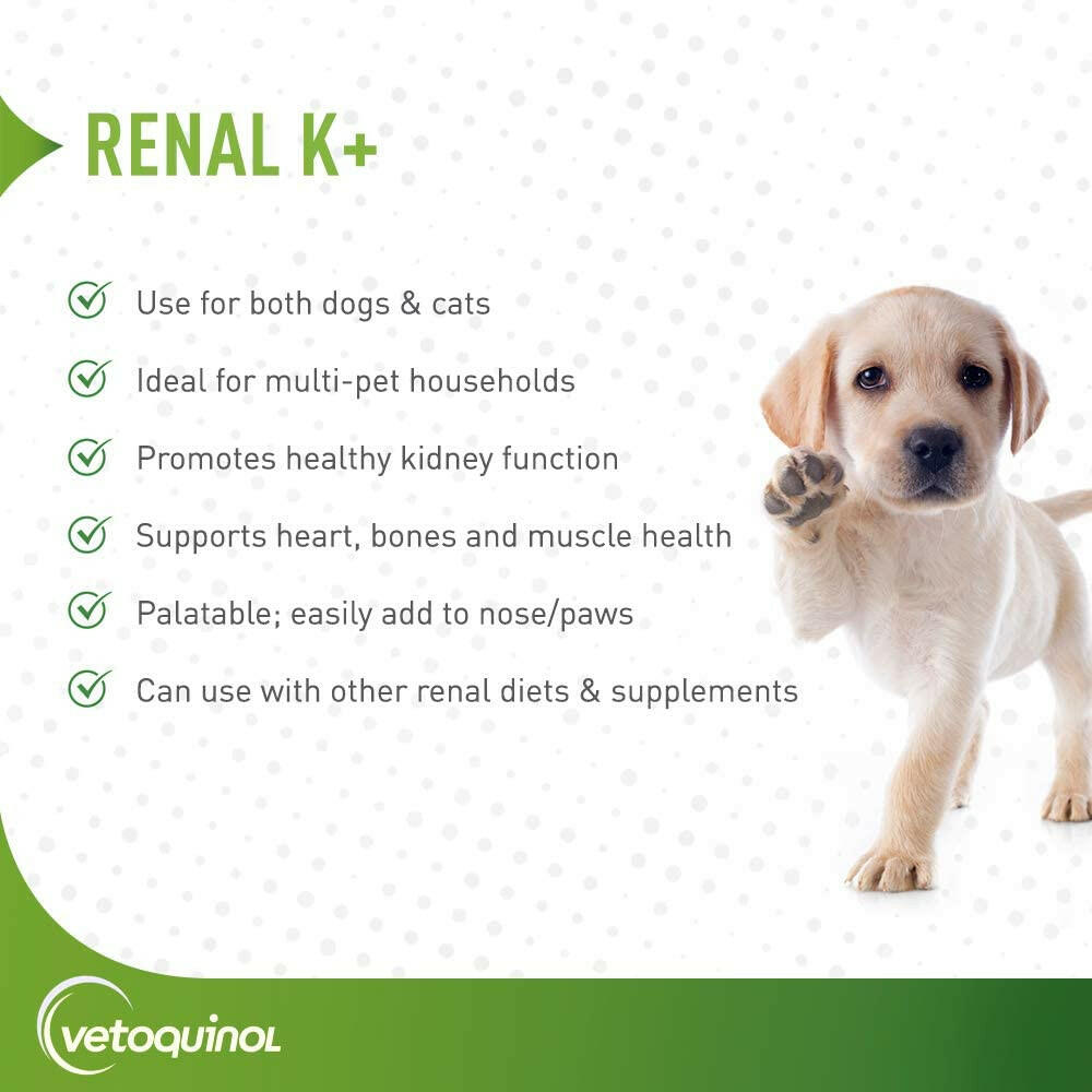 Renal K+ Gel Kidney Supplement for Cats & Dogs (5 oz)