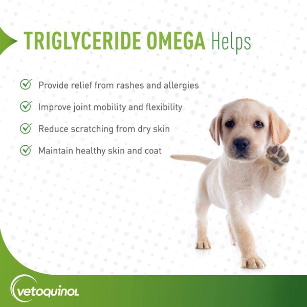 Triglyceride Omega Supplement for Medium Dogs