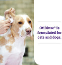 OtiRinse Ear Cleansing/Drying Solution for Dogs & Cats (8 oz)