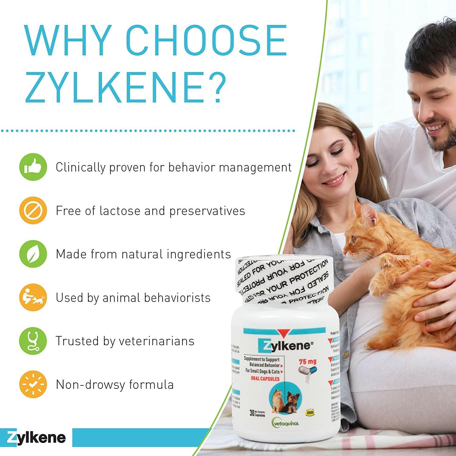 Zylkene Calming Capsules - 75mg