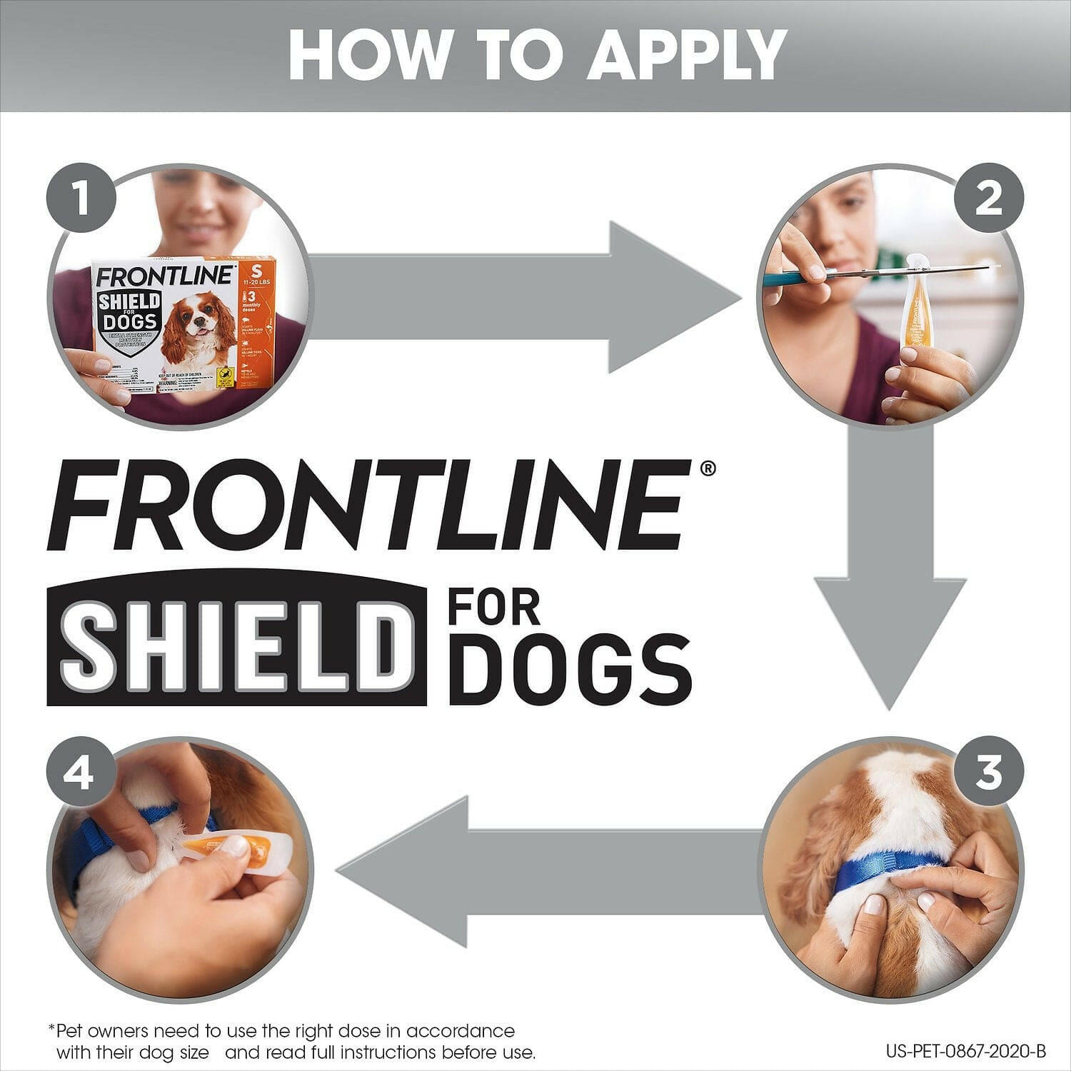 Frontline Shield for Large Dogs (41-80 lbs)