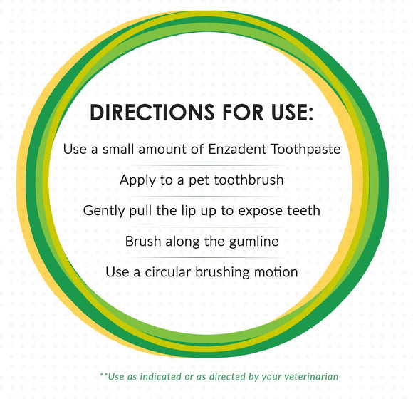 Enzadent Enzymatic Poultry-Flavored Toothpaste for Dogs & Cats (90g tube)