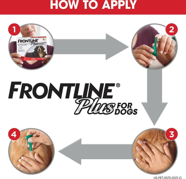 Frontline Plus for Extra Large Dogs (89-132 lbs) Red Box