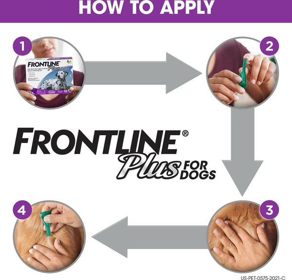 Frontline Plus for Large Dogs (45-88 lbs) Purple Box