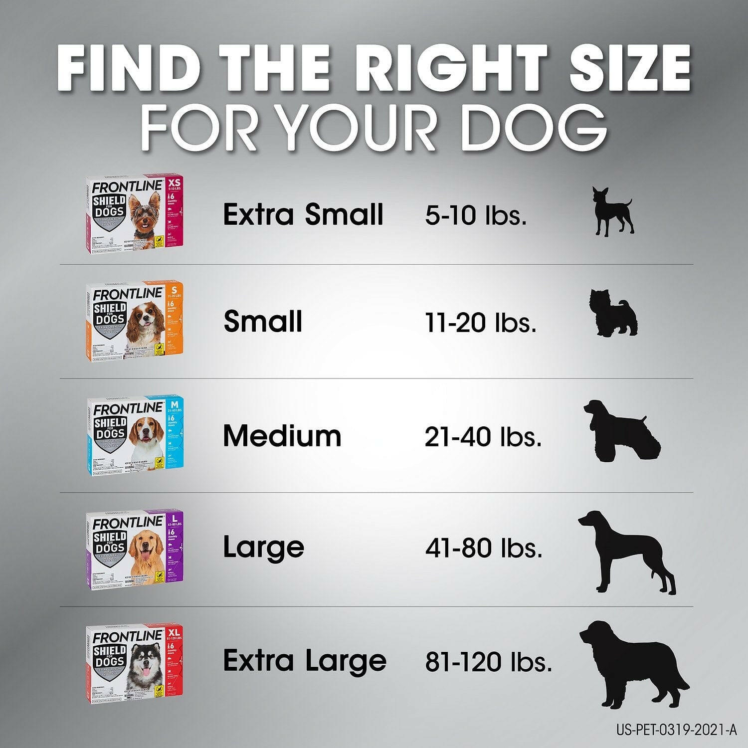 Frontline Shield for Extra Large Dogs (81-120 lbs)