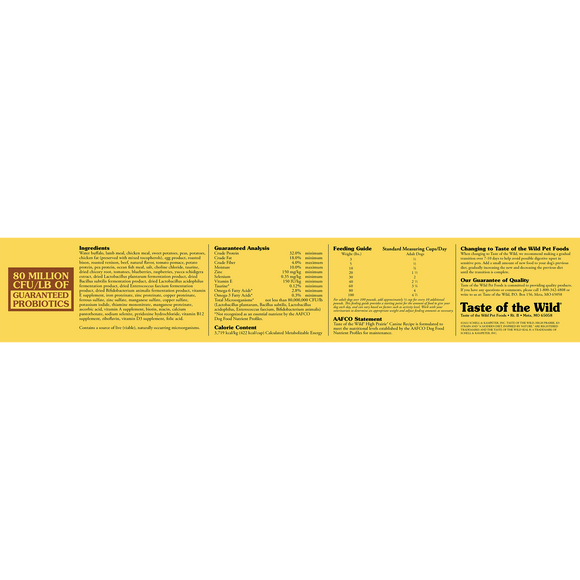 Taste of the Wild High Prairie Roasted Bison & Venison Dry Dog Food