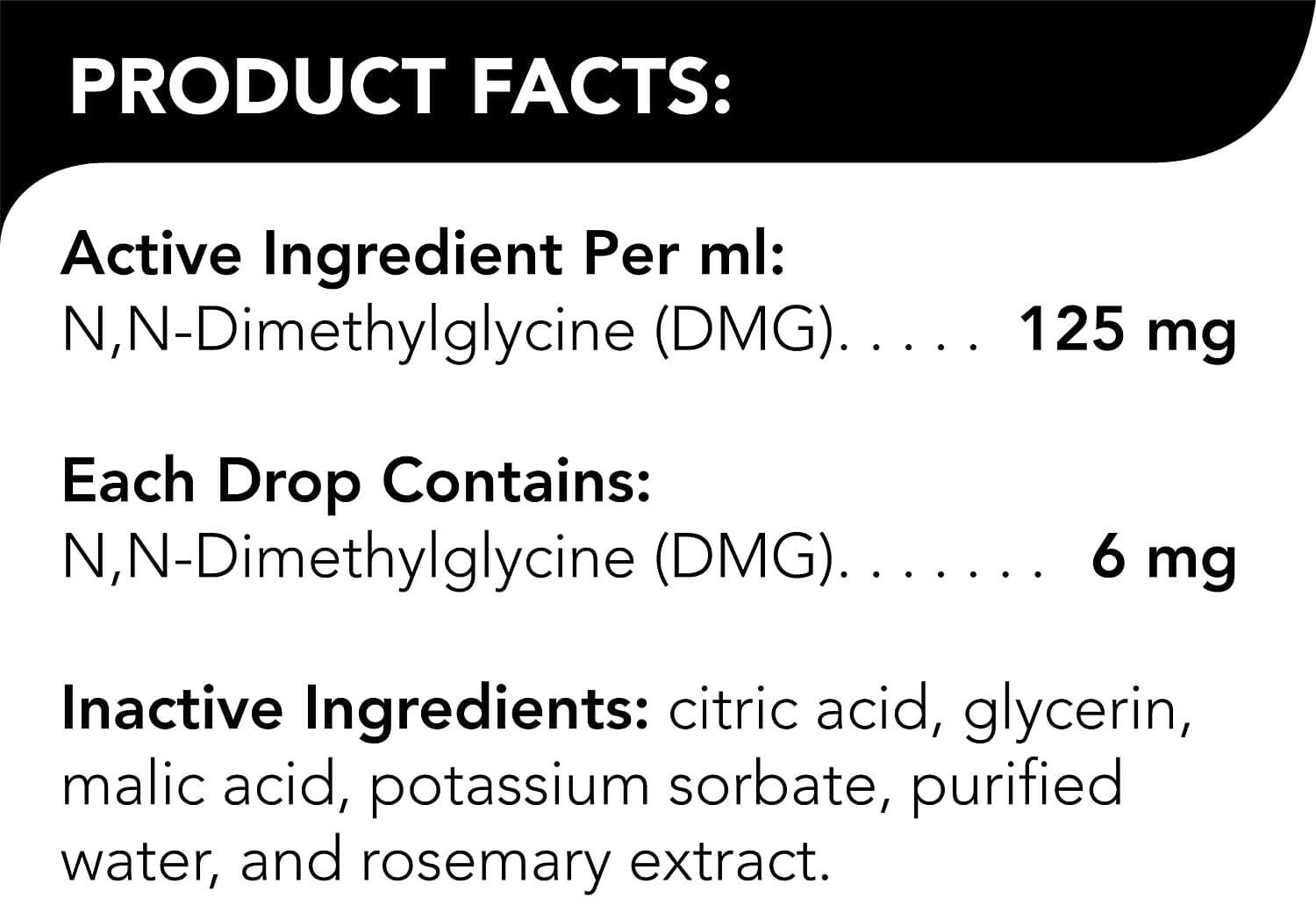 product facts of vetri-dmg