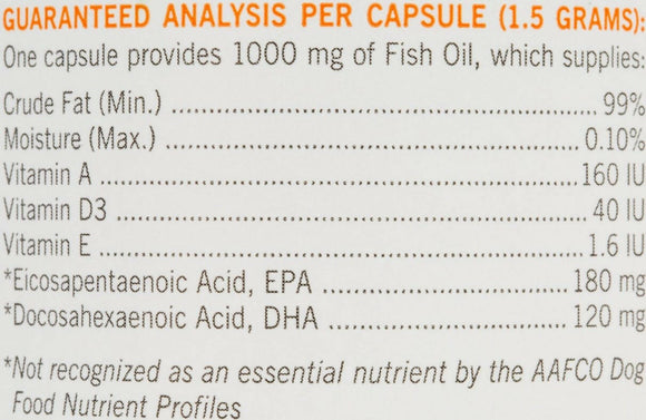 Triglyceride Omega Supplement for Medium Dogs