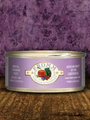 Fromm Four Star Cat Nutritionals Beef & Venison Pate 5.5 oz (Case of 12) - Cat Food 1