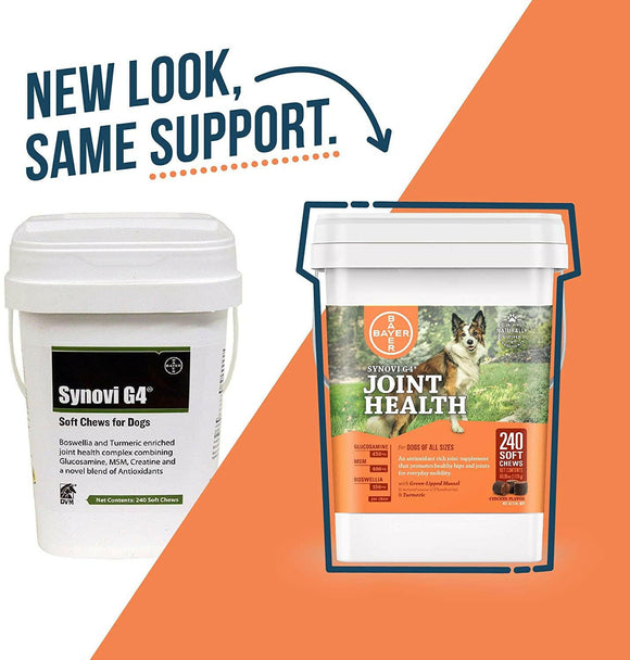 Synovi G4 Soft Chews Joint Supplement for Dogs