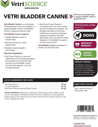 VetriScience Vetri Bladder Urinary Supplement for Dogs (60 soft chews)