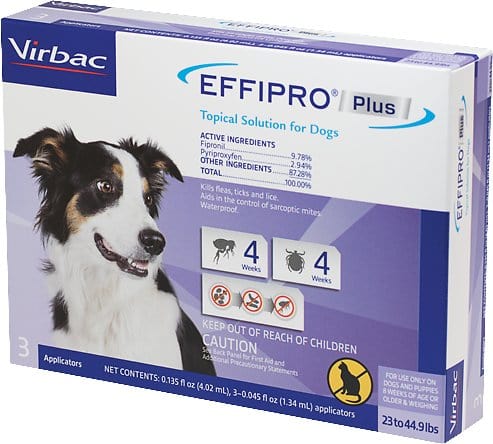 Effipro Plus for Medium Dogs 23-44.9 lbs (3 doses)