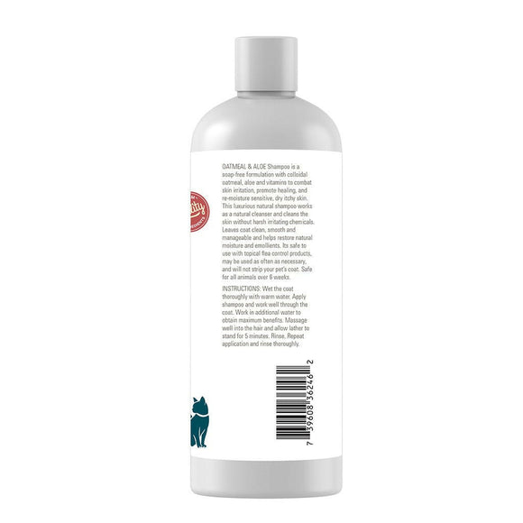 Pet Scholars Oatmeal & Aloe Shampoo Skin Soothing, Itch-Relief (16 fl oz)