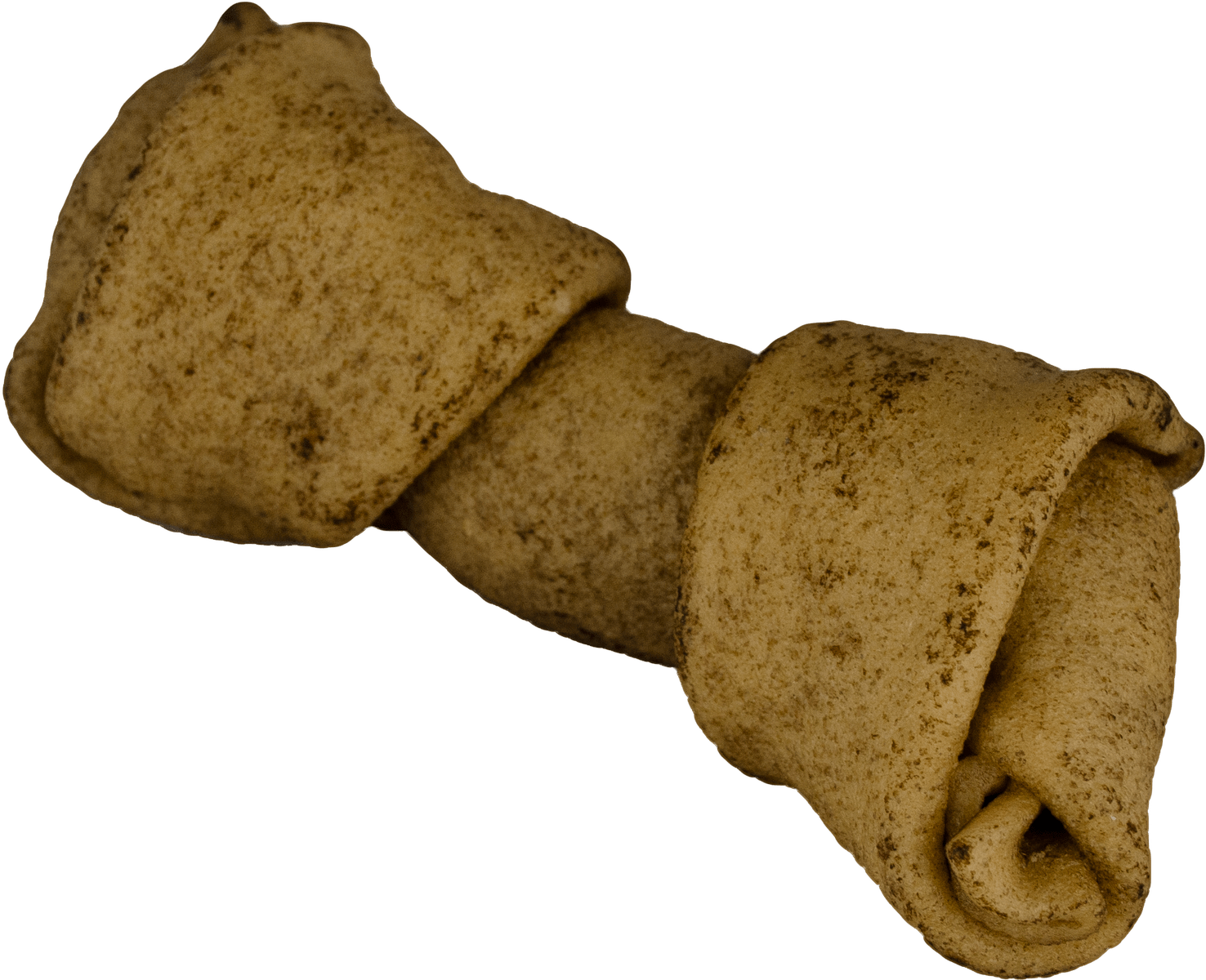 Peanut Butter Knotted Rawhide Bone