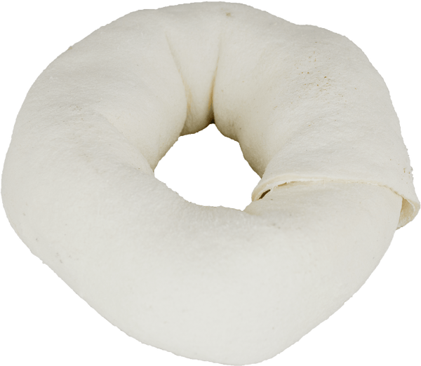 White Rawhide Donut 3-4”