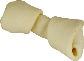 Vanilla Knotted Rawhide Bone
