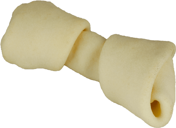 Vanilla Knotted Rawhide Bone