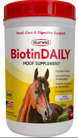 Durvet BiotinDaily Digestive Supplement 2.5 lb