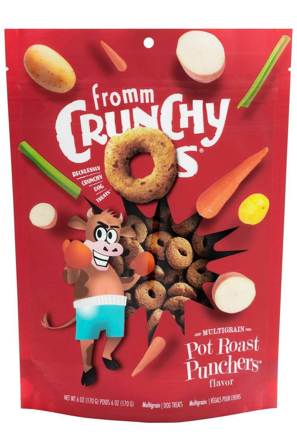Fromm Crunchy O's Dog Pot Roast Punchers Flavor Treats