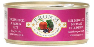 Fromm Four Star Cat Duck / Salmon Pate 5.5 oz (Case of 12) - Cat Food 1