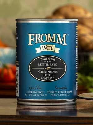 Fromm Pate Dog Whitefish & Lentil 12.2 oz (Case of 12)