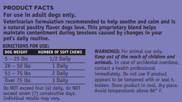 Vet Worthy Calming+ Hemp Soft Chews (30ct) - 0