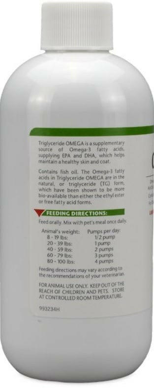 Triglyceride Omega Liquid Supplement for Dogs & Cats (8 oz)