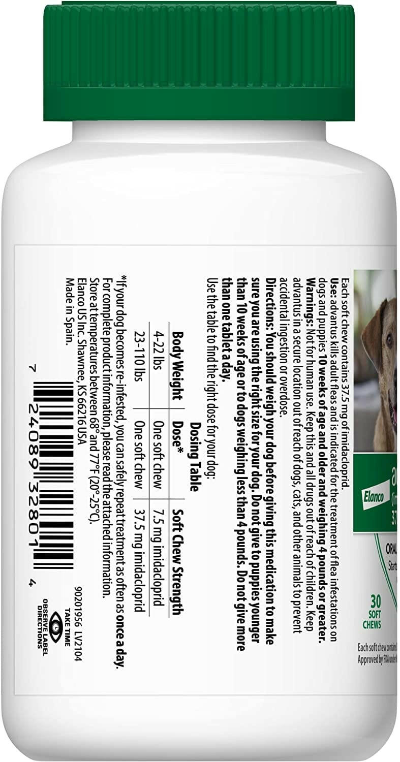 Advantus Flea Oral Treatment for Large Dogs (23-110 lbs)