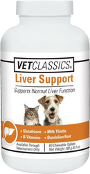 Vet Classics Liver Support for Dogs & Cats (60 Chewable Tablets)-1
