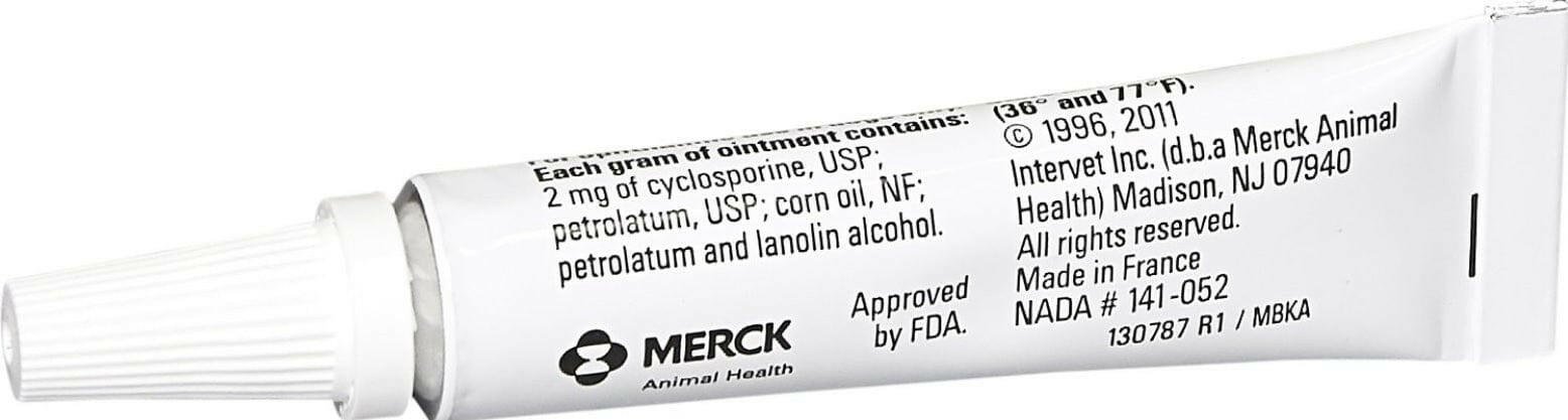 Optimmune (0.2% Cyclosporine) Ophthalmic Ointment for Dogs