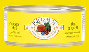 Fromm Four Star Cat Nutritionals Chicken Pate 5.5 oz (Case of 12) - Cat Food 1