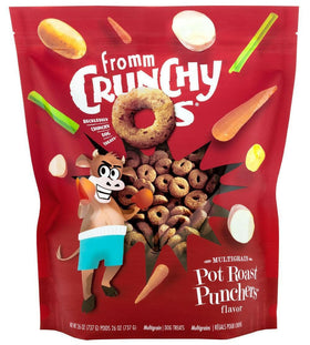 Fromm Crunchy O's Dog Pot Roast Punchers Flavor Treats - 0