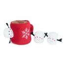 ZippyPaws Holiday Burrow Dog Toy, Hot Cocoa-3